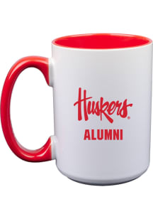 Nebraska Cornhuskers Alumni 15oz Ceramic Mug - White