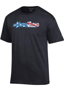 Champion North Texas Mean Green Black Flag Script Name Short Sleeve T Shirt