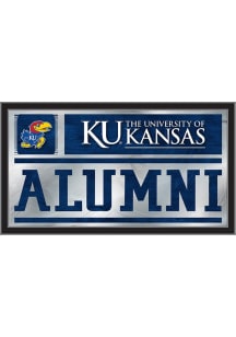 Kansas Jayhawks Alumni Hanging Back Bar Mirror