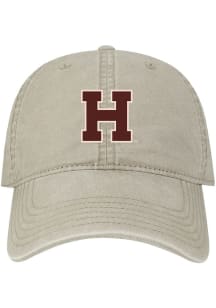 Harvard Crimson Chain Stitch Terra Twill Adjustable Hat - Silver