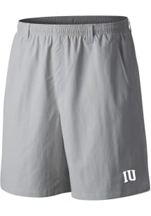 Columbia Indiana Hoosiers Mens Grey Heat Seal Backcast Shorts