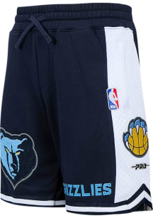 Pro Standard Memphis Grizzlies Boys Navy Blue Classic Chenille Shorts
