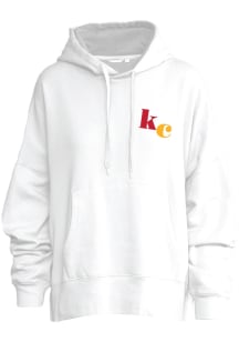 Kansas City Womens White Moonbeam Hooded Sweatshirt