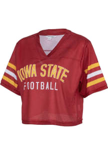Iowa State Cyclones Womens Field Goal Fashion Football Jersey - Cardinal