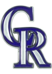 Colorado Rockies Metal Car Emblem - Purple