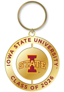Iowa State Cyclones Class of 2026 Spinner Keychain - Cardinal