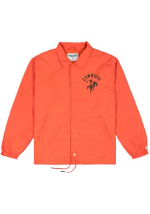 Homefield Oklahoma State Cowboys Mens Orange Coaches Light Weight Jacket