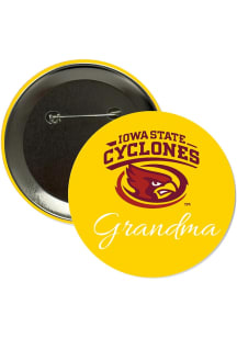 Iowa State Cyclones 3" Grandma Button - Cardinal