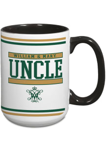 William & Mary Tribe 15oz Uncle Java Ceramic Mug - White