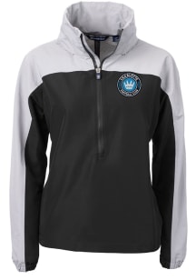 Cutter and Buck Charlotte FC Womens Black Charter Eco Pullover