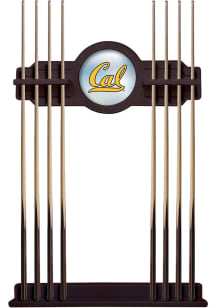 Cal Golden Bears Solid Wood Cue Rack Pool Table