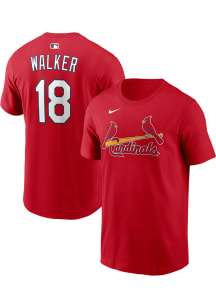 Jordan Walker St Louis Cardinals Red Home Short Sleeve Player T Shirt