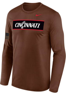 Nike Cincinnati Bearcats Brown Military Appreciation Legend Long Sleeve T-Shirt