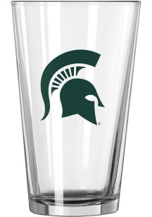 Michigan State Spartans team schedule listing Pint Glass - Green