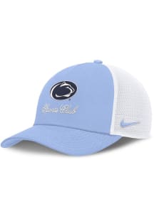 Nike Penn State Nittany Lions Country Club Trucker Adjustable Hat - Light Blue