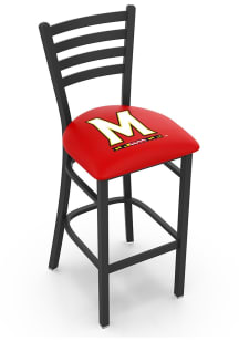 Maryland Terrapins Stationary Pub Stool - Black