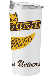 Logo Brands Rowan University 20oz Native Stainless Steel Tumbler - Brown