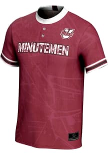 ProSphere Massachusetts Minutemen Mens Maroon Vigor Baseball Jersey