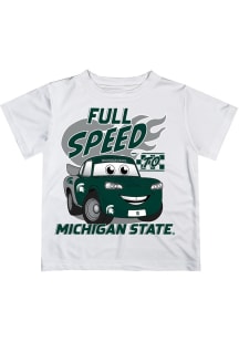 Vive La Fete Michigan State Spartans Infant Full Speed Short Sleeve T-Shirt White