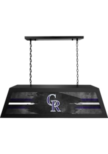 Colorado Rockies Long Black Billiard Lamp