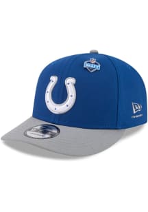 New Era Indianapolis Colts Navy Blue 2026 NFL Draft 9FIFTY Mens Snapback Hat