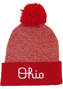 LogoFit Ohio State Buckeyes Red Rooney Womens Knit Hat