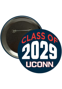 UConn Huskies 3" Class of 2029 Button - Navy Blue