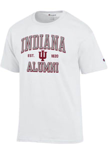 Champion Indiana Hoosiers White Est Alumni Jersey Short Sleeve T Shirt