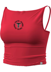 Champion Texas Tech Red Raiders Womens Red High Neck Tank Top