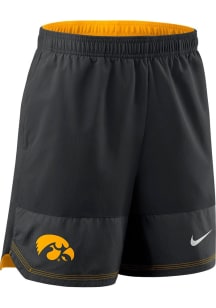 Nike Iowa Hawkeyes Mens Black DriFit Knit Practice Shorts