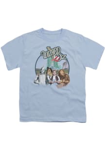 Wizard of Oz Youth Light Blue Logo Short Sleeve T-Shirt