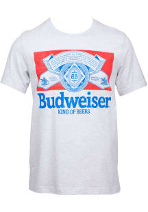 St Louis Grey Vintage Logo Short Sleeve T Shirt