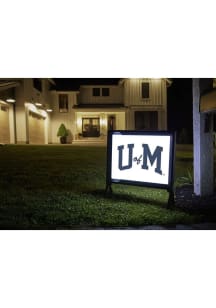 Michigan Wolverines U of M Yardsy Light Up Yard Sign - White