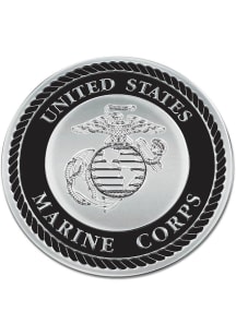 Marine Corps Laser Cut Metallic Car Emblem - Silver