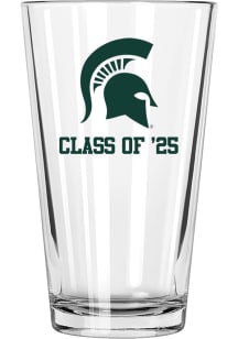 Michigan State Spartans Class of 2025 16 oz Pint Glass - White