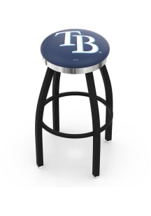 Tampa Bay Rays Chrome Seat Pub Stool - Black