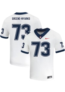 Raphael Greene Nyarko  Nike UConn Huskies White NIL Name And Number Football Jersey