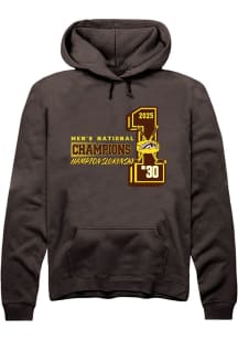Hampton Slukynsky Western Michigan Broncos Mens Brown NIL 2025 National Champions Player Hood