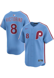 Shane Victorino Nike Philadelphia Phillies Mens Light Blue Alternate Limited Baseball Jersey