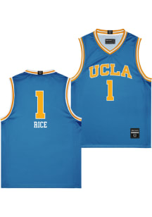 Kiki Rice   UCLA Bruins Youth NIL Light Blue Basketball Jersey