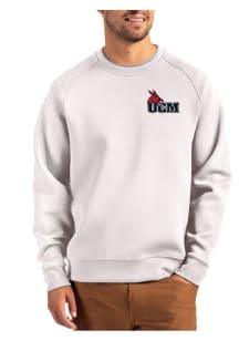 Cutter and Buck Central Missouri Mules Mens Grey Roam Long Sleeve Crew Sweatshirt