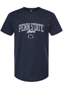 Summit Sportswear Penn State Nittany Lions Womens Navy Blue Aunt Short Sleeve T-Shirt