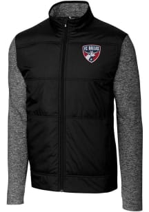 Cutter and Buck FC Dallas Mens Black Stealth Light Weight Jacket