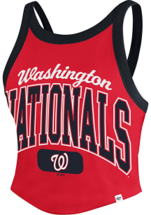 47 Washington Nationals Womens Red Rally Tank Top