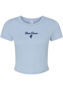 Summit Sportswear Arizona Wildcats Womens Light Blue Talking Mad Game Tank Top