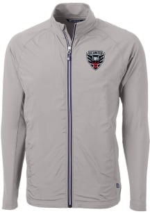Cutter and Buck DC United Mens Grey Adapt Eco Medium Weight Jacket