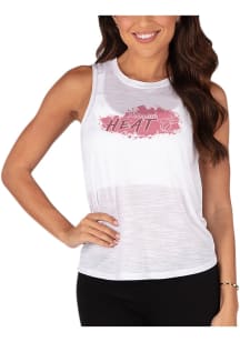 Concepts Sport Miami Heat Womens White Infuse Tank Top