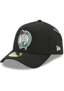 New Era Boston Celtics Mens Black 2026 NBA Draft 59FORTY A Frame Fitted Hat