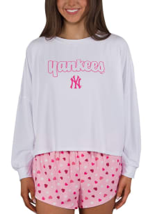 Concepts Sport New York Yankees Womens Pink Lyric PJ Set
