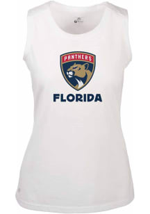 Levelwear Florida Panthers Womens White Macy Home Turf Tank Top